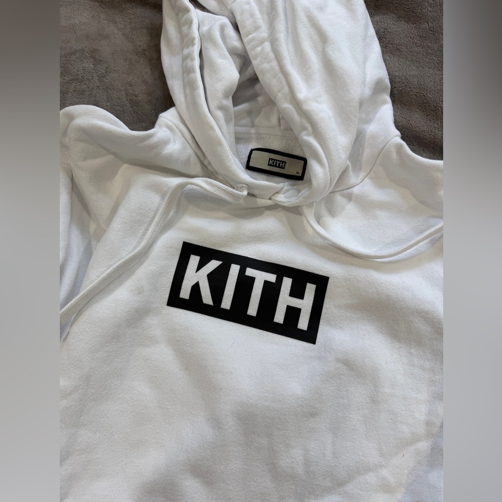 KITH Classic Logo Hoodie in White